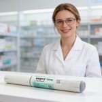 Stylo injecteur Wegovy FlexTouch posé sur un comptoir de pharmacie
